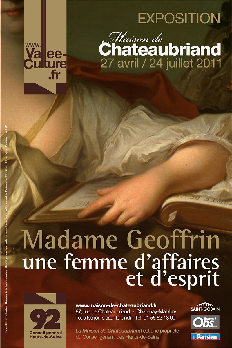 Affiche exposition Mme Geoffrin