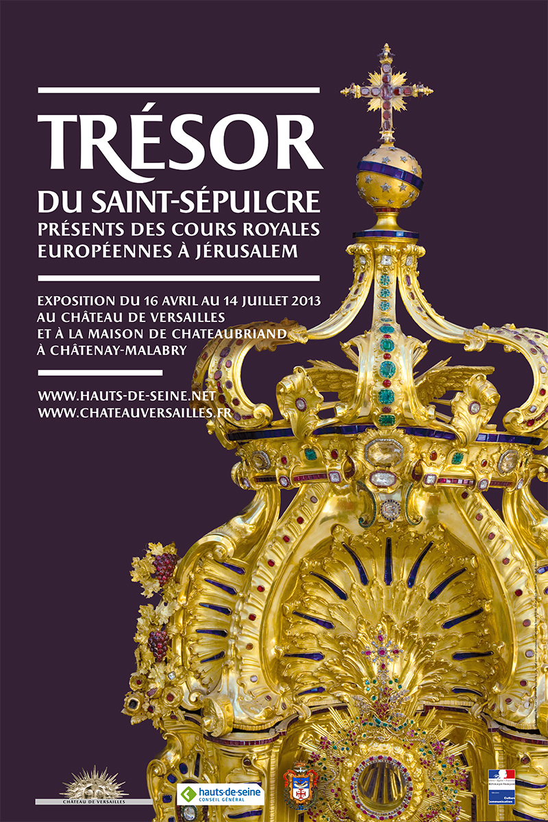 Affiche exposition Trésor du Saint-Sépulcre