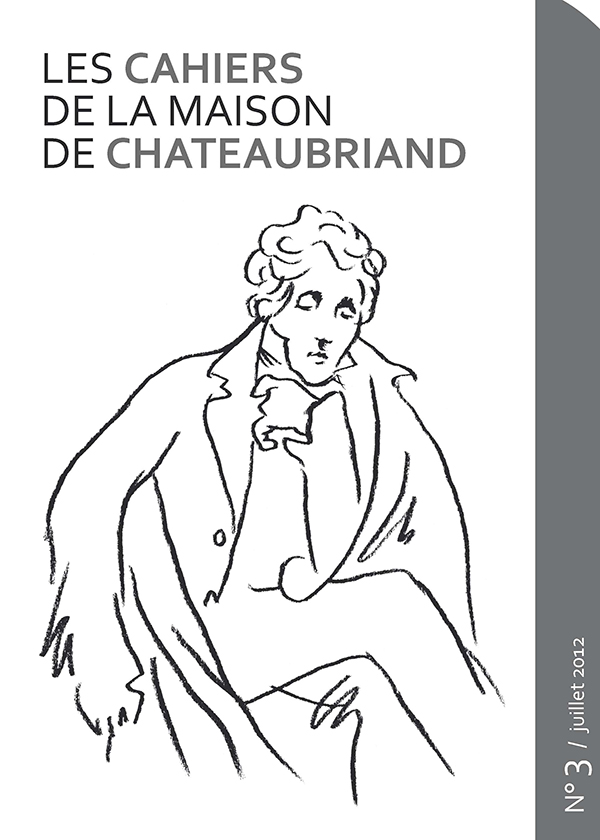 Cahiers de la Maison de Chateaubriand n° 3