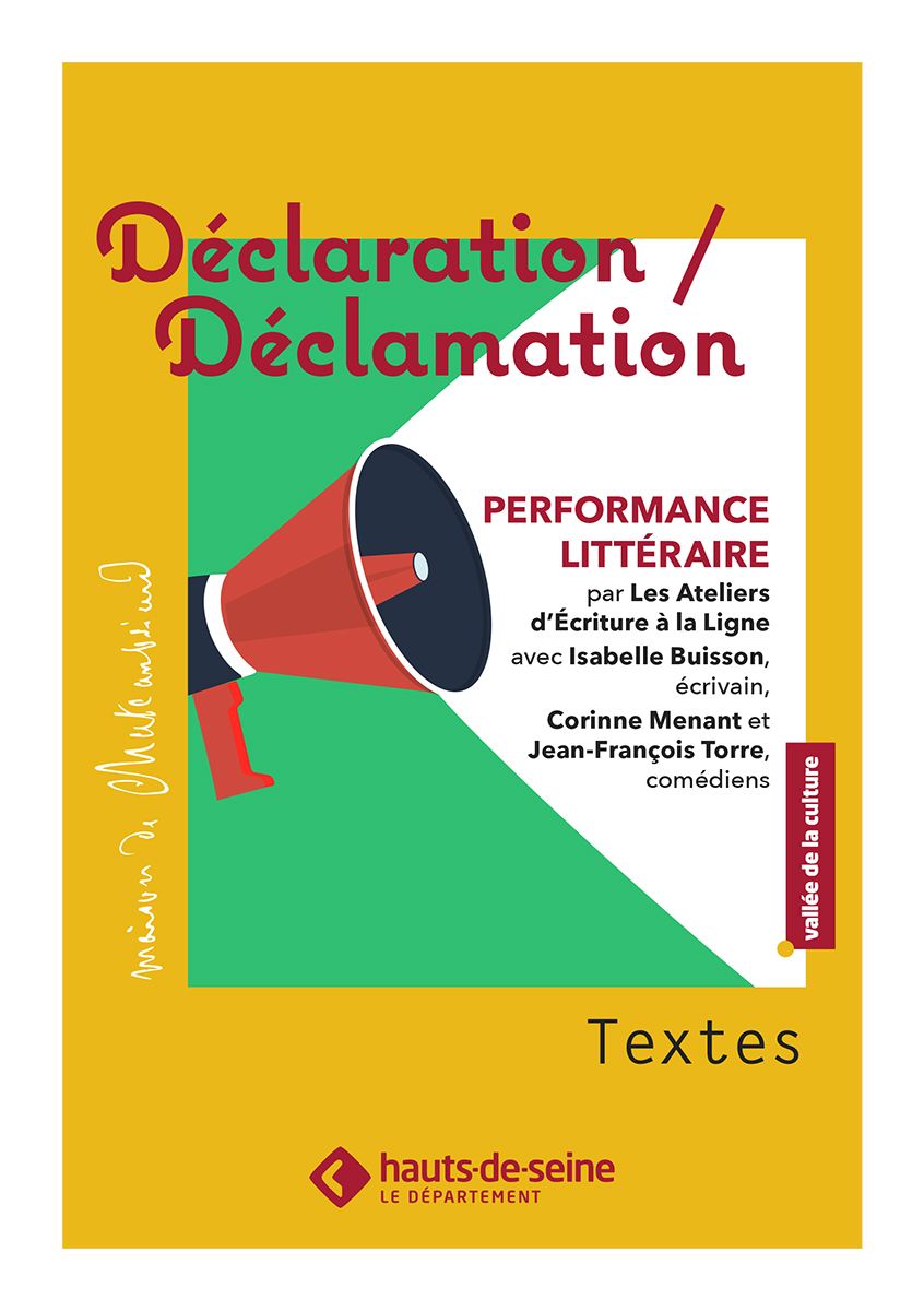 Couverture Declaration Declamation 2020