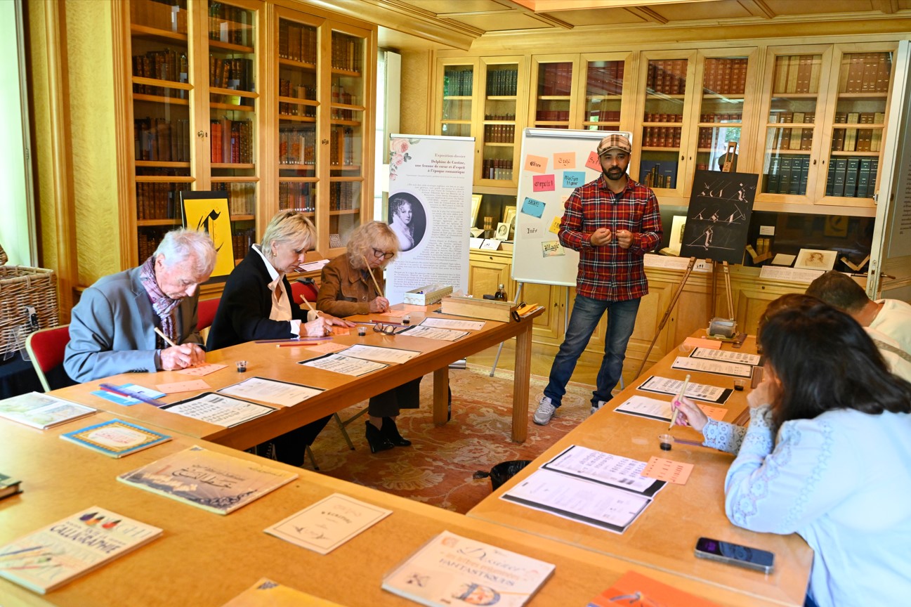 atelier calligraphie bibliotheque maison chateaubriand festival litteraire