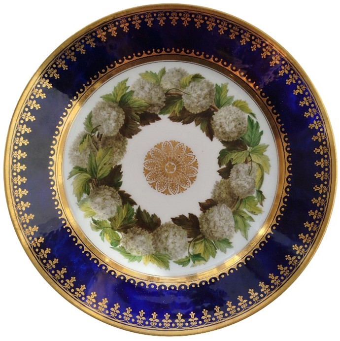 assiette sevres porcelaine maison de chateaubriand exposition